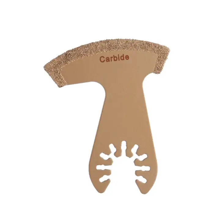 6 pièces oscillant Multitool Triangle carbure râpe lame de scie