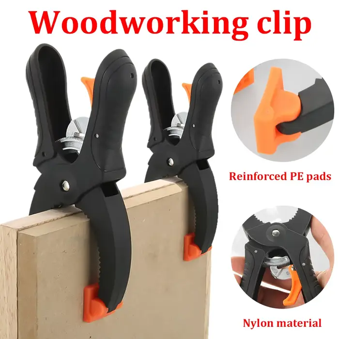 Pince de serrage pour le travail du bois en nylon réglable