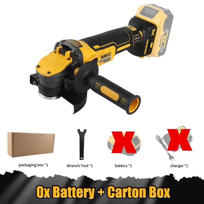 DEWALT DCG409 125mm meuleuse d'angle à tête plate Machine-outil nue Machine de découpe 20v meuleuse 
