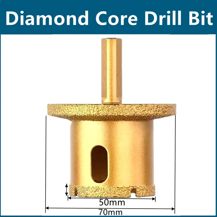 1PC foret ouvre-trou meuleuse brasé diamant trou