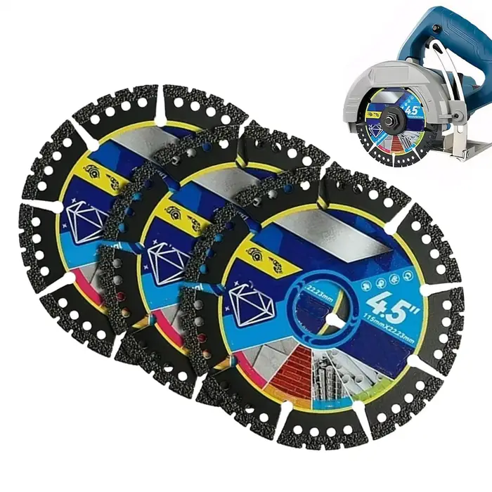 Disque de scie roue 3 pièces 4.5 pouces meuleuse d'angle