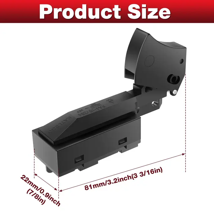 Interrupteur de scie circulaire pour Milwaukee M18