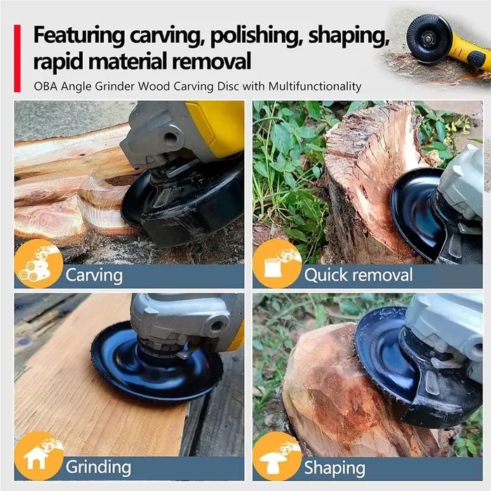 1 pièce Disque de gravure sur bois en carbure pour outils rotatifs - Kit de ponçage et de façonnage