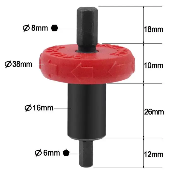 Adaptateur de démarreur de moteur de foret de démarrage électrique d'acier d'alliage pour des accessoires de tondeuse à