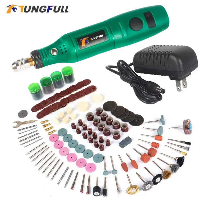 Tungfull 12v baveurs et graveurs perceuse graveur Mini outil rotatif