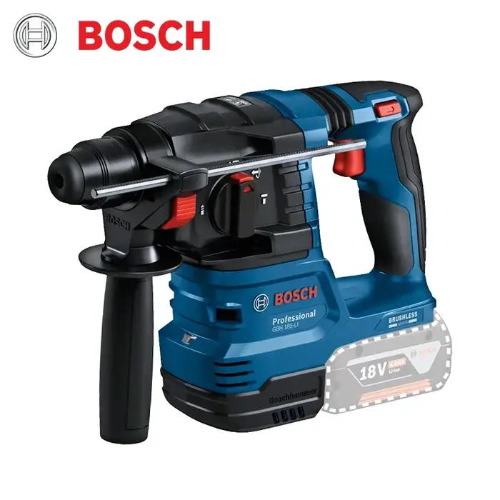 BOSCH GBH 185-LI marteau rotatif professionnel sans brosse perceuse à percussion SDS PLUS 18V marteau électrique en béton Rechargeable GBH185-LI