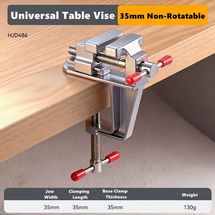 Étau de table professionnel, 360 °   Étau à pince pour travail rotatif, utilisation polyvalente, Con