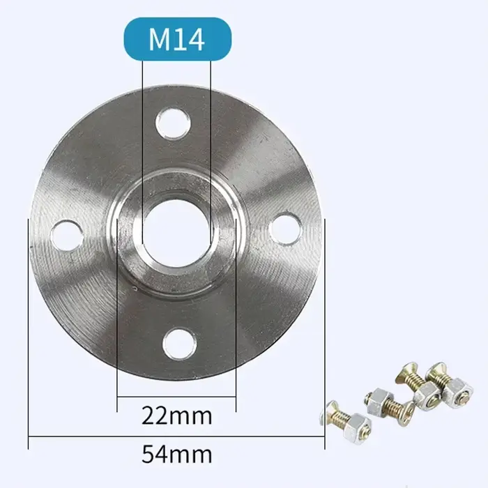 1pcs glutte M10 M16 Pour Connexion Scie-Lame Disque De Coupe Avec Meuleuse D'angle M10-20mm-22mm-25.4mm M16-22mm