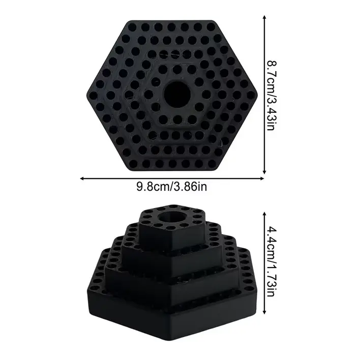 Boîte de rangement pour embouts de perceuse 4,8 mm / Embouts hexagonaux – Organisateur de rangement 