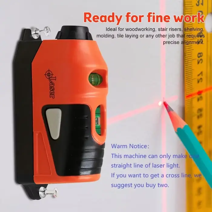 Mini outils de mesure de Projection de ligne Laser horizontale verticale Portable