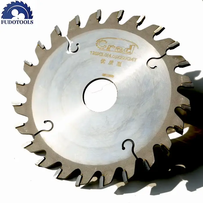 Lames de rainurage à prix compétitif 120*3.0-4.0*22/20*24T&120x2.8-3.6/2.2*20/22/23*24TCT pour rainurer les