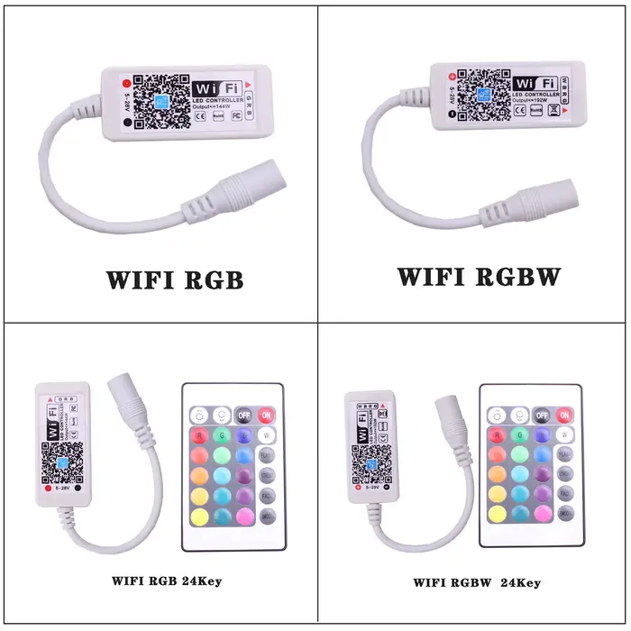 Mini contrôleur Wi-Fi LED RGB/RGBW
