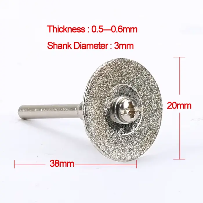 Roue de coupe diamantée 12 pièces/ensembles