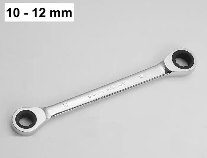 Clé à cliquet à anneau Double tête