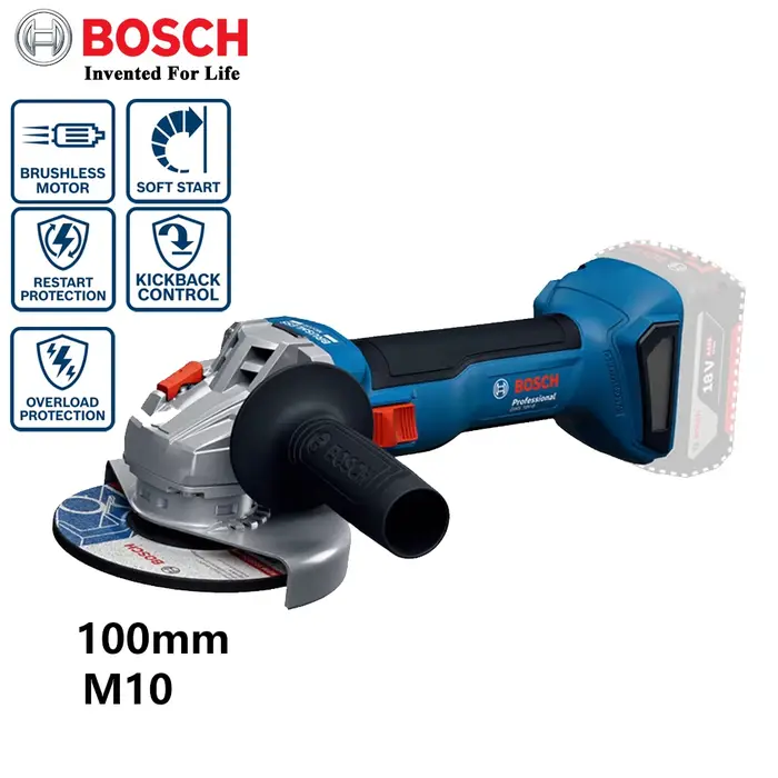 Meuleuse d'angle sans fil Bosch GWS 18V-8 Professional 18V M10 100 mm