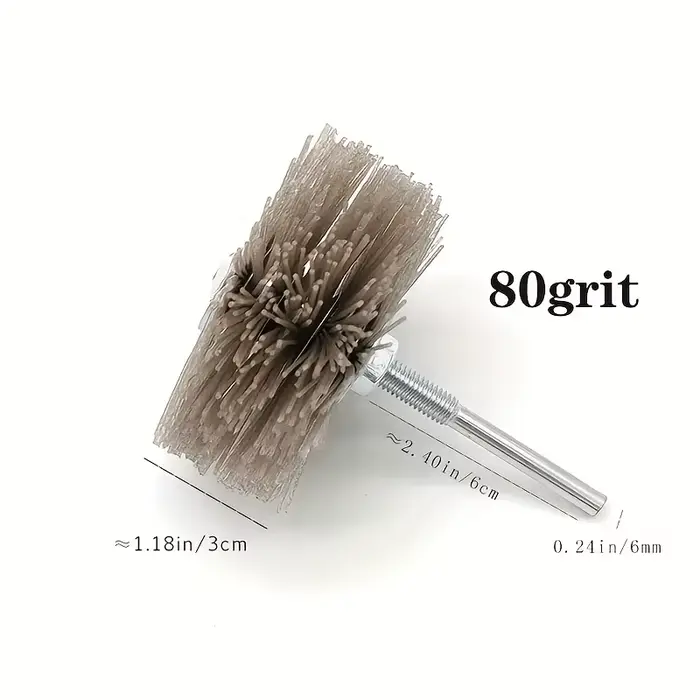 Brosse de polissage en nylon pour sculpture sur bois d'acajou
