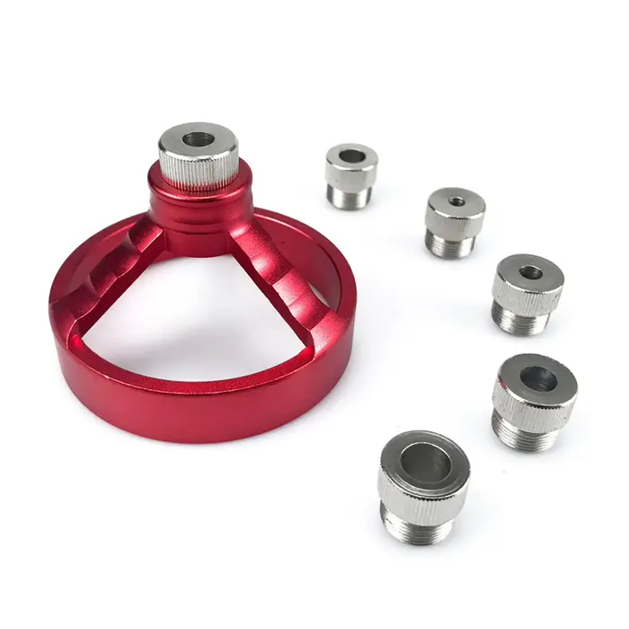 Guide de perçage en alliage d'aluminium résistant à 90mm, 5mm, 6mm, 7mm, 8mm, 9mm, 10mm, foret, perforateur, localisateur, gabarit, trou articulé, ventilé, calcul, outils de travail