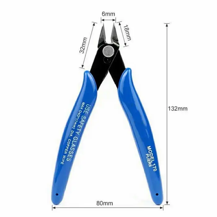 Pince coupante diagonale pour la fabrication de modèles – Outil de coupe latérale de précision pour projets d'artisanat et de bricolage