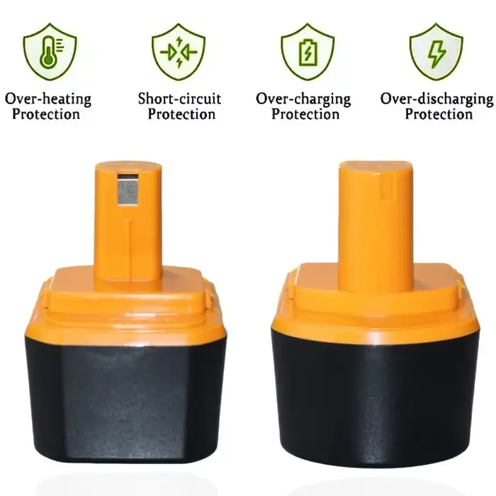 Batterie de remplacement pour perceuse sans fil R10521 RY6201 RY6202 130224010 130224 pour Ryobi 14.4V 6800 NI-MH