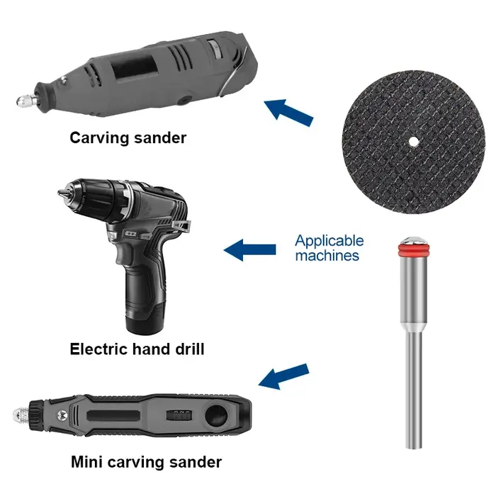 CMCP 101/102 pièces disque de coupe en métal pour meuleuse Dremel outil rotatif lame de scie circula