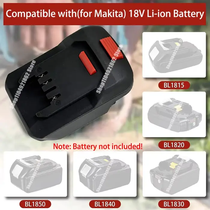 Accessoires de batterie Li-ion pour Parkside pour XTeam 20V adaptateur d'outil électrique convertisseur