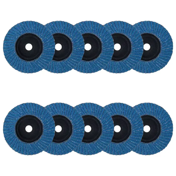 YKLP disques à lamelles 75mm meuleuses en zircone disque de ponçage Type 27 meules pour tôle d'acier