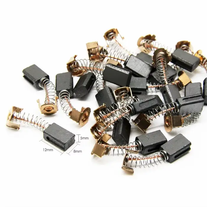 Balais de carbone de remplacement 5x8x12mm, 2 pièces, pour meuleuse d'angle Black Decker G720, acces