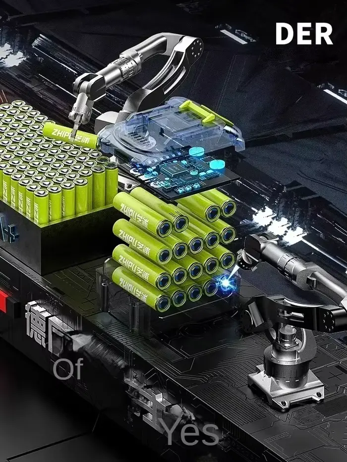 Scie électrique portative 110V/220V avec batterie haute capacité pour le travail du bois C