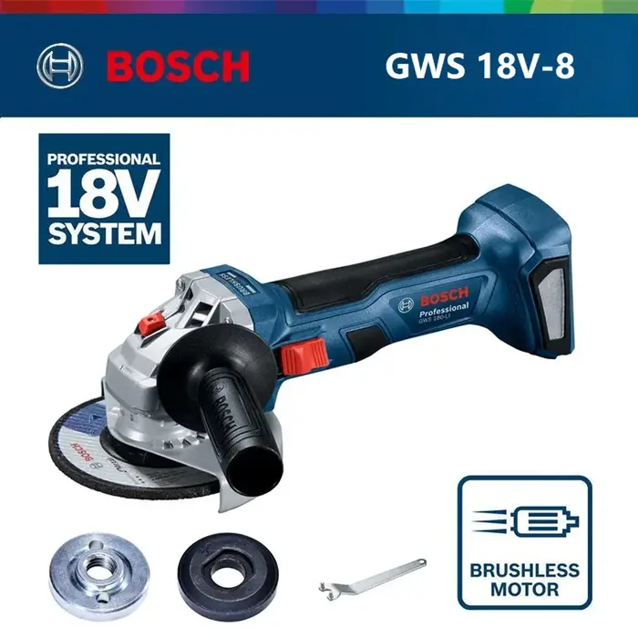  Meuleuse d'angle sans fil Bosch GWS 18V-8 18V Li-ion sans balais