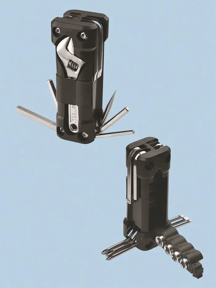 Kit d'outils pliants multifonctions en acier au carbone – Poignée ergonomique et mécanisme de verrouillage