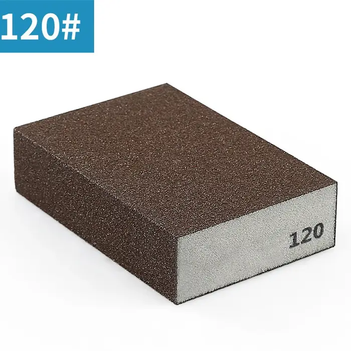 Blocs d'éponge de ponçage 60 80 100 120180 240 grain mur meulage bloc de sable papier de verre brique
