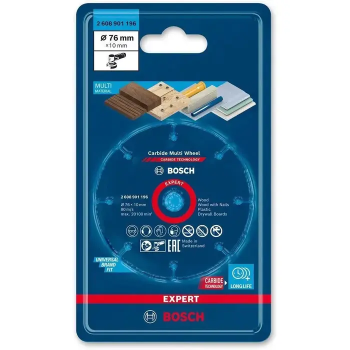 Bosch 76mm disque de meuleuse d'angle en acier inoxydable
