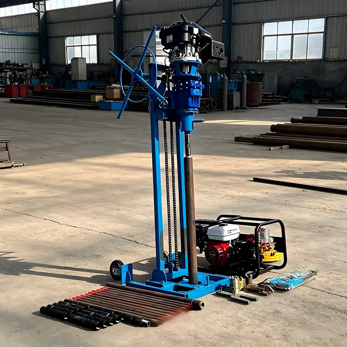 Plateforme de forage légère et personnalisée pour une profondeur de 15 m – Portable pour les travaux
