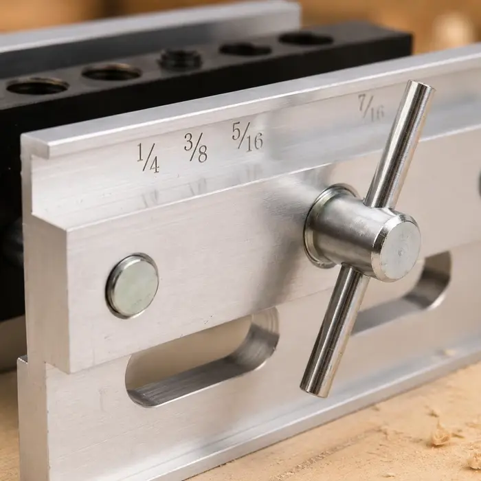 Gabarit de perçage auto-centrant pour le travail du bois et du métal, guide de perçage pour menuiser