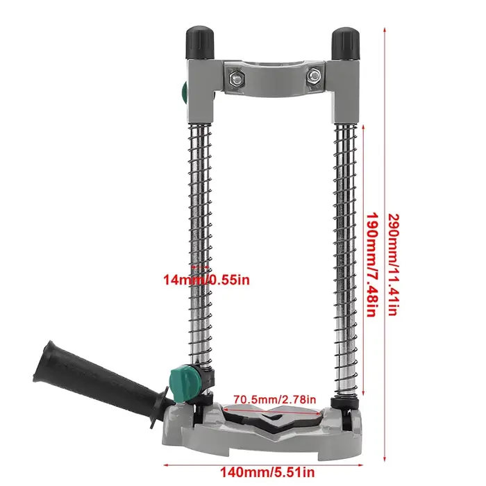 Support de perceuse d'angle réglable