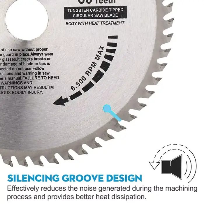 Lame de Scie à Bois en Carbure de 165mm