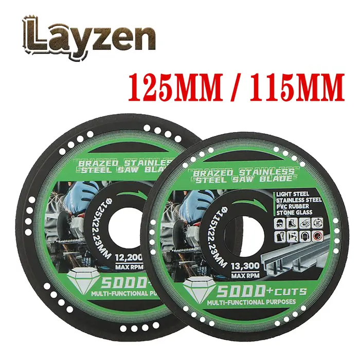 Layzen 115/125mm 1.5mm roue de coupe diamant