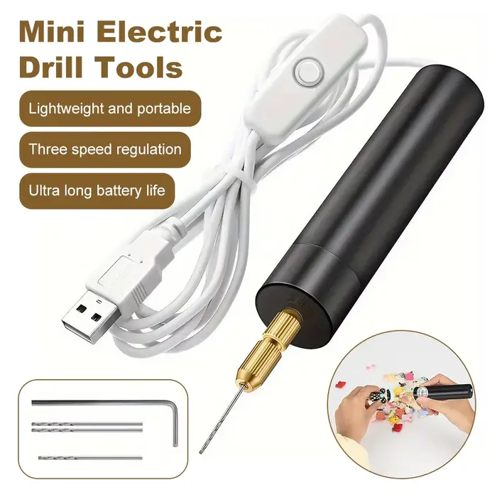 Mini perceuse électrique portative