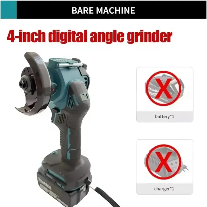 Mini meuleuse d'angle sans balais Makita 18V avec affichage numérique