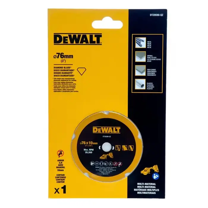 DEWALT DT20590 DT20591 DT20592 lame de scie circulaire roue de coupe