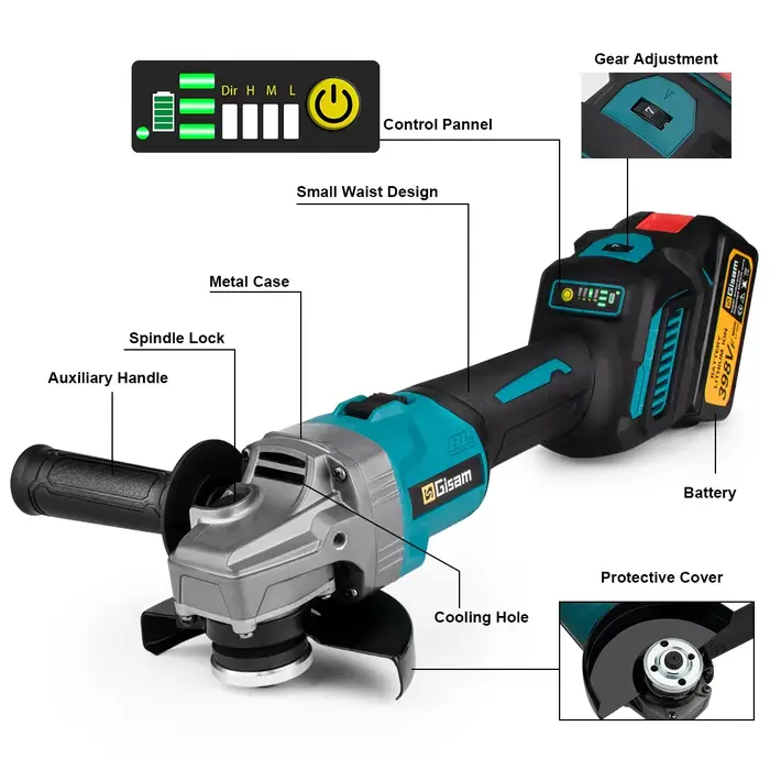 Makita – meuleuse d'angle électrique sans balais