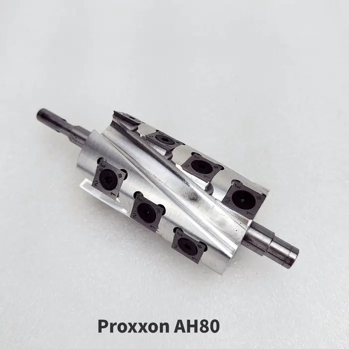 LIVTER-Arbre de tête de coupe en spirale pour rabot Proxxon AH80