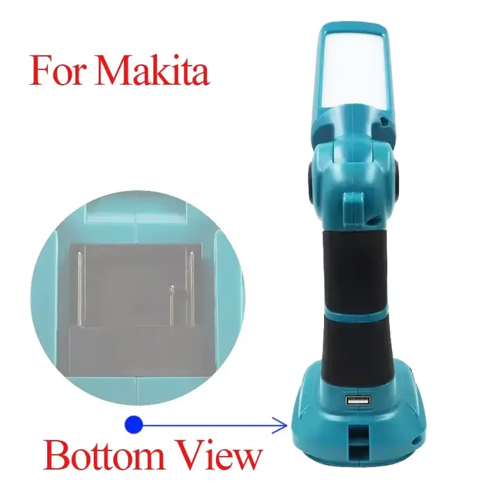 Li-ion outils accessoire lampes de travail lampe de Table pour Makita pour Bosch pour Milwaukee pour Dewalt pour Ryobi 18V batterie au Lithium