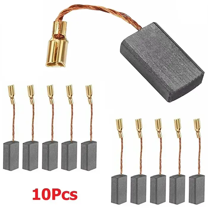 Brosses en carbone pour Bosch GWS20-230 H moteur meuleuse d'angle 6.3 × 16 × 22mm brosses en carbone