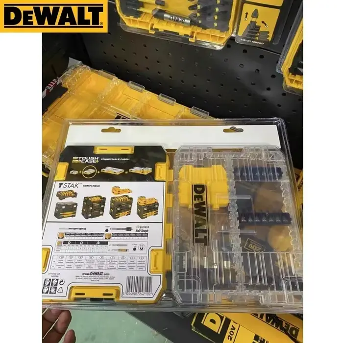 DEWALT – ensemble de 57 forets mixtes avec embout de centrage et embouts pour bois plat