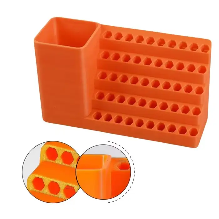 1 pièce Organisateur de têtes de tournevis et embouts à queue hexagonale