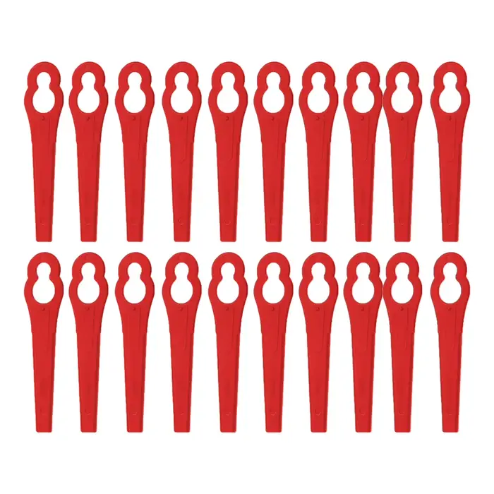20-120 pièces lames de coupe en plastique pour coupe gazon électrique sans fil outil de coupe-herbe