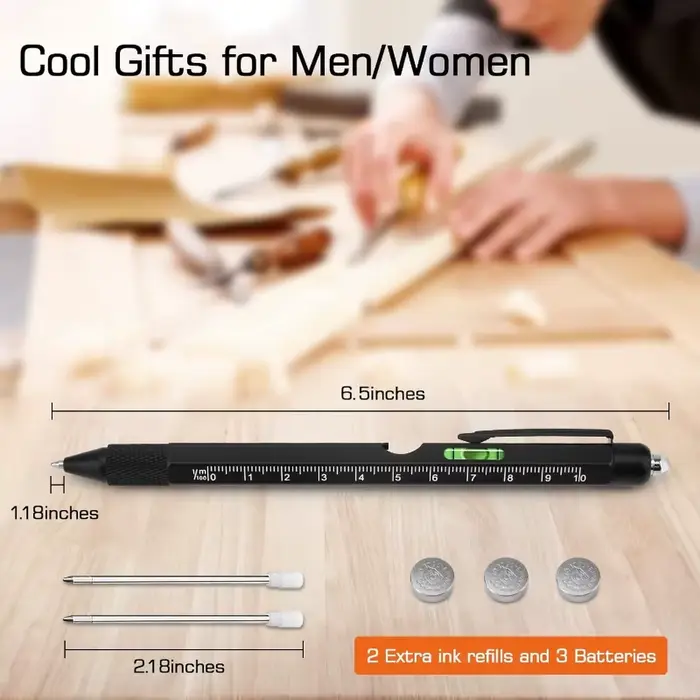 Stylo à outils multi-outils 9 en 1