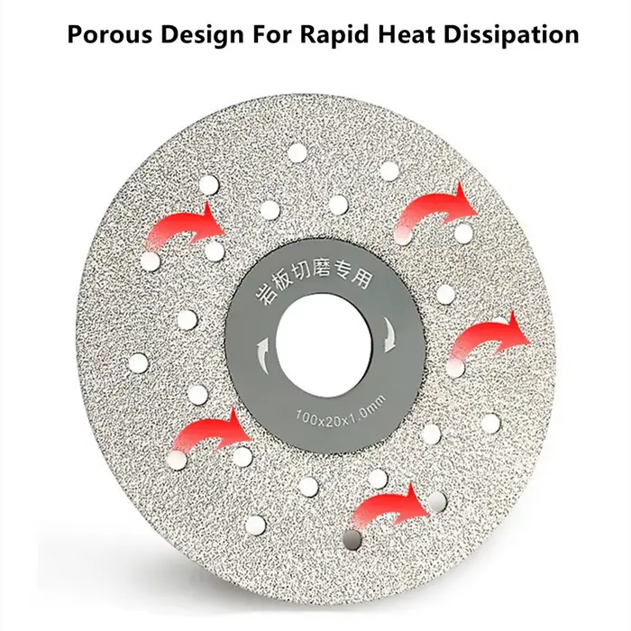 Disque de coupe diamanté à sec 100 mm pour dalles