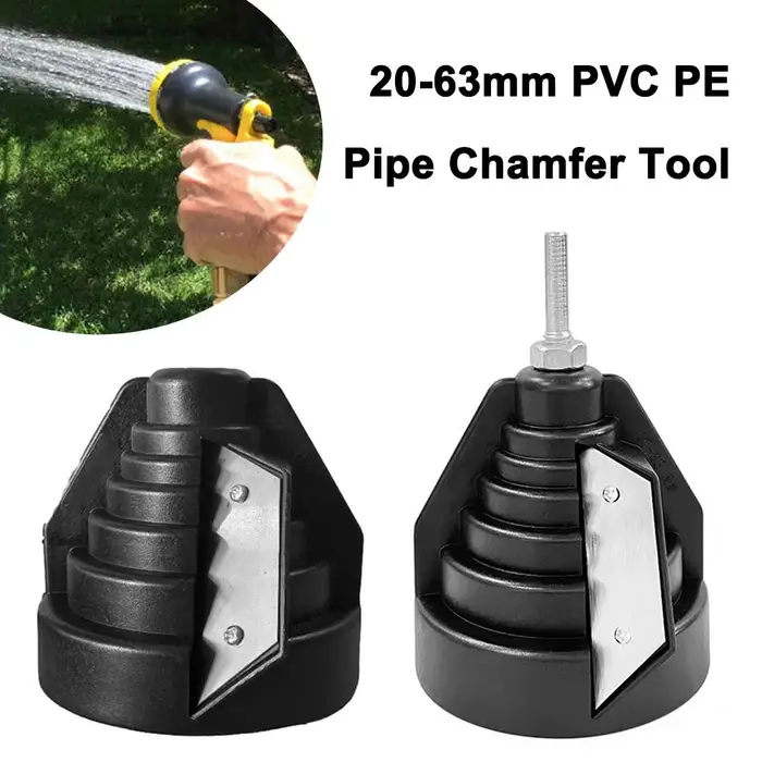 Outil d'ébavurage de cône d'outil de chanfrein de tuyau de PE de PVC de 20-63mm pour le coupeur